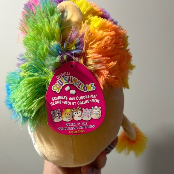 NWT Squishmallow Leonard the Lion Valentines Edition 8” Plush - Picture 2 of 3